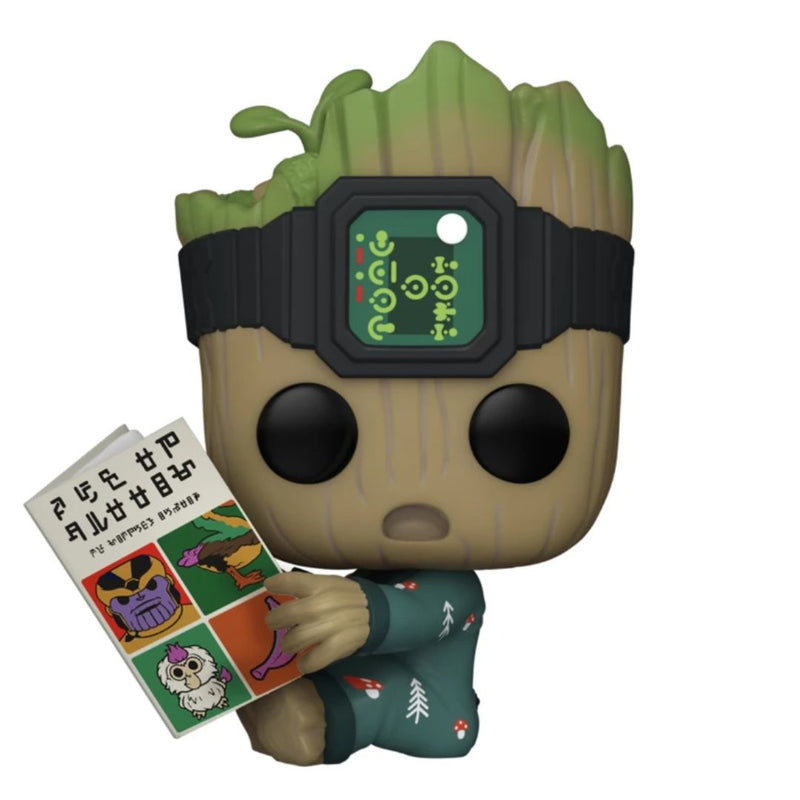 Boneco Funko Pop IAM GROOT GROOT IN ONESIE W/BOOK 1193 Groot Boneco Colecionável Presente Criança Marvel Studios Baby Groot