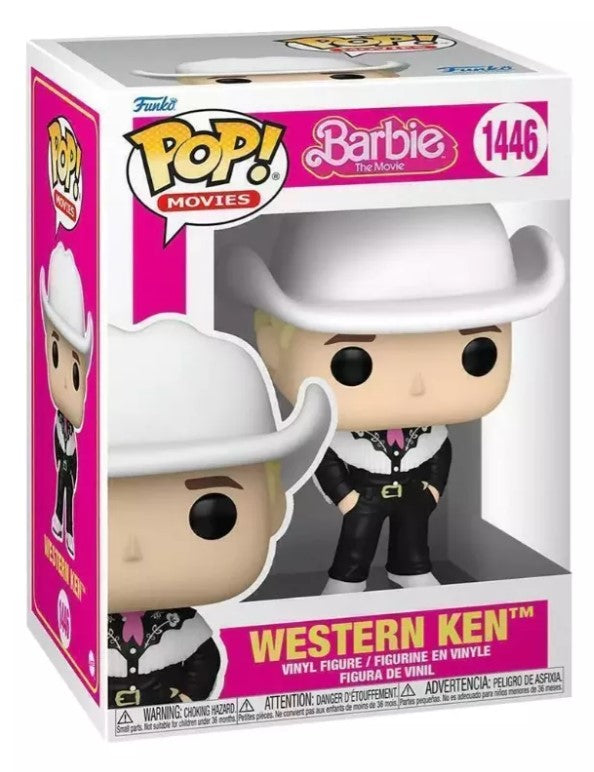 Boneco Funko Pop Barbie Ken Western Cowboy 1446 Brinquedo Criança Presente Coleção Ken Filme Barbie Colecionável