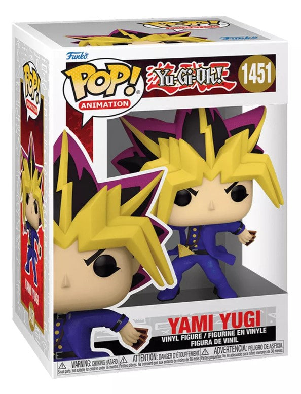 Boneco Funko Pop 1451 Animação Yu-gi-oh Yami Yugi Vinil Anime Manga Duel Monsters TCG - Megalonania