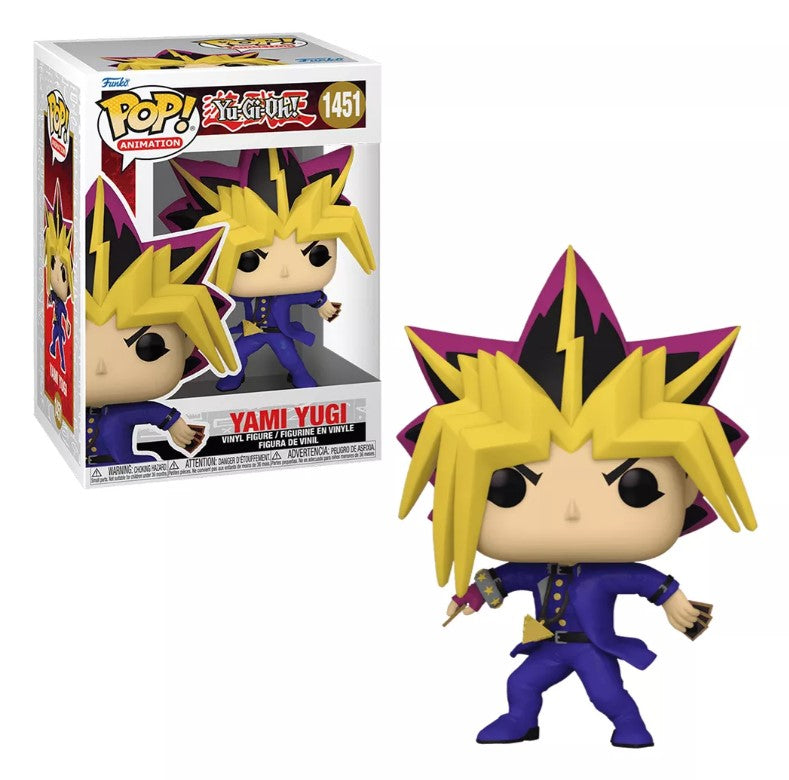 Boneco Funko Pop 1451 Animação Yu-gi-oh Yami Yugi Vinil Anime Manga Duel Monsters TCG - Megalonania