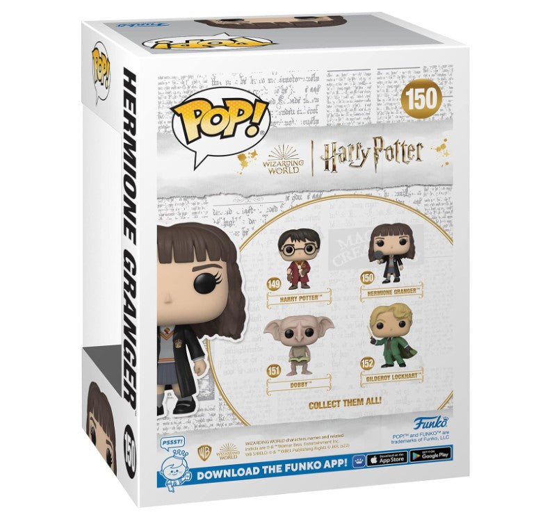 Boneco Funko Pop HARRY POTTER 20TH HERMIONE GRANGER 150 Hermione Brinquedo Colecionável Presente Criança HP