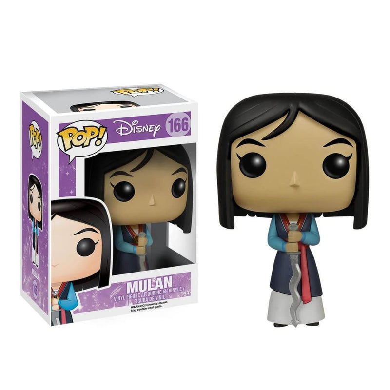 Boneco Funko Pop DISNEY MULAN MULAN 166 Brinquedo Mulan Criança Presente Coleção Disney Colecionável Figura