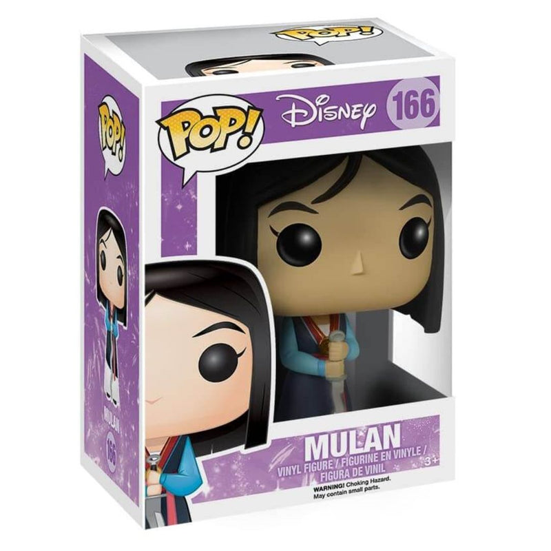 Boneco Funko Pop DISNEY MULAN MULAN 166 Brinquedo Mulan Criança Presente Coleção Disney Colecionável Figura