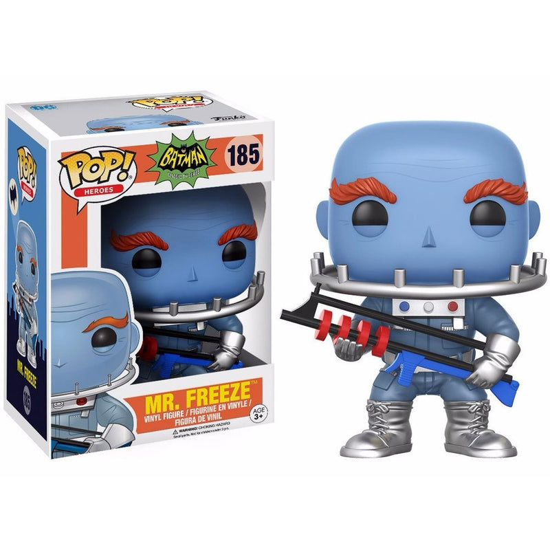 Boneco Funko POP Heróis The Batman Sr. Frio (Mr. Freeze) 185 DC Comics Brinquedo Colecionável Presente Criança