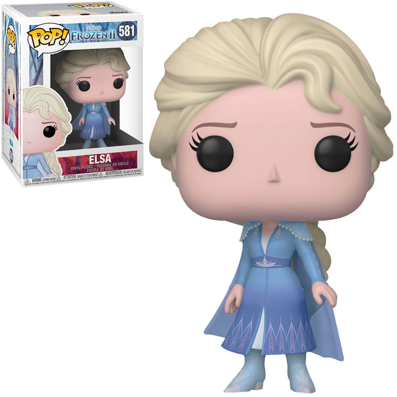 Boneco Funko POP Elsa 581 Move Animation Disney Frozen II Brinquedo Colecionável Presente Coleção Criança