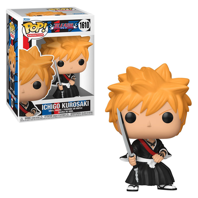 Boneco Funko POP Animation Bleach Ichigo Kurosaki 1610 Anime Brinquedo Colecionável Presente Criança