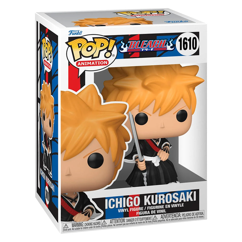 Boneco Funko POP Animation Bleach Ichigo Kurosaki 1610 Anime Brinquedo Colecionável Presente Criança