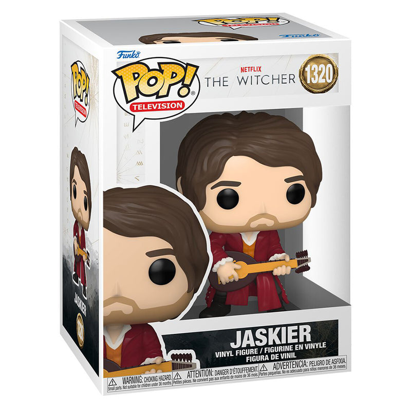 Boneco Funko POP Série The Witcher Jaskier 1320 Funko Pop Television Netflix Brinquedo Colecionável Presente Criança