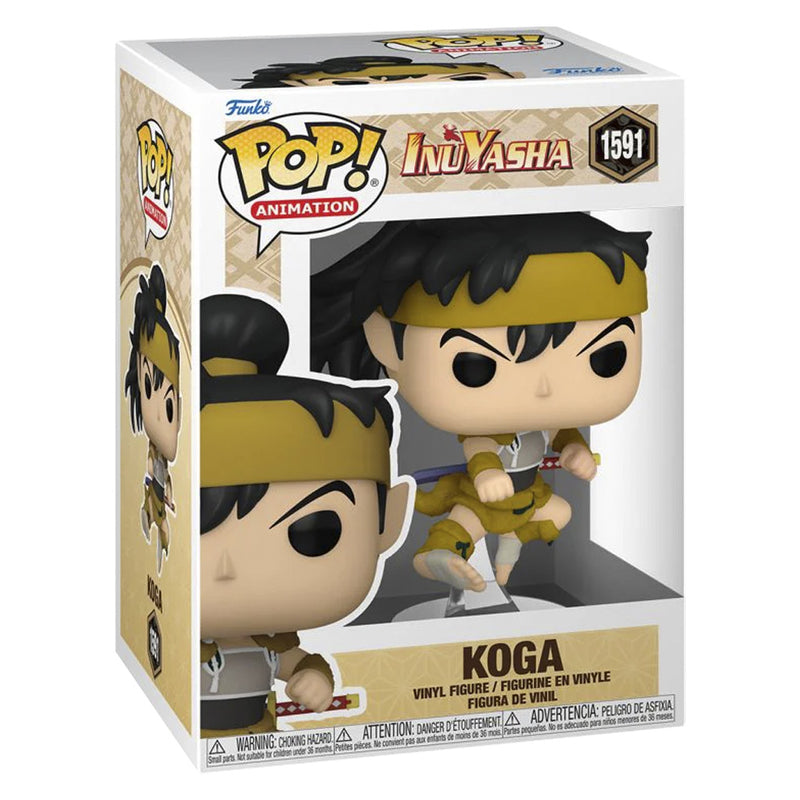 Boneco Funko POP Animation Inuyasha Koga 1591 Anime Brinquedo Colecionável Presente Criança