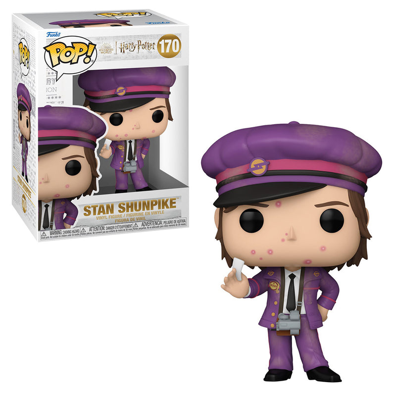 Boneco Funko POP Stan Shunpike 170 Move Harry Potter Brinquedo Colecionável Magia Presente Coleção Criança