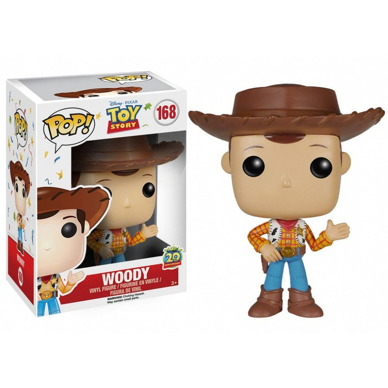 Boneco Funko POP Woody 168 Toy Story Vamos Parceiro! Vamos Partir pra Aventura! Brinquedo Colecionável Presente Coleção Criança