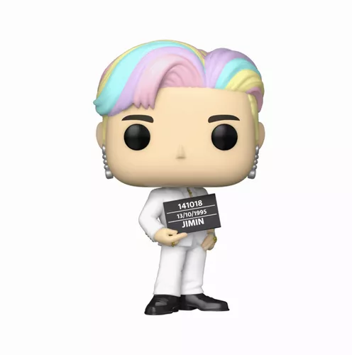 Boneco Funko Pop Rocks Jimin BTS Kpop Coleção Butter S3 BT21 283 Bangtan Boys Colecionável Presente Criança