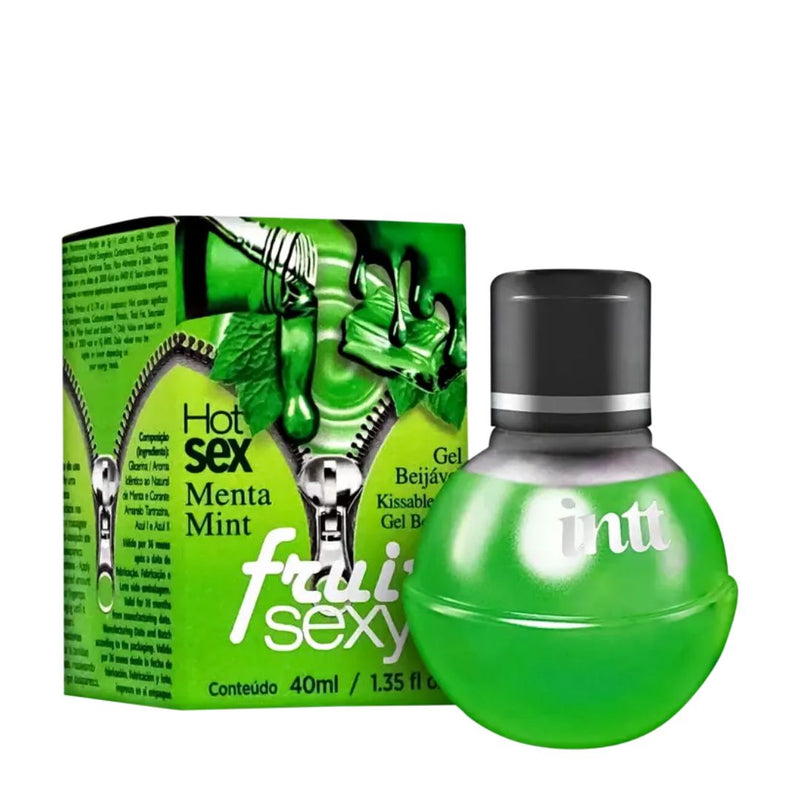 Gel Lubrificante Beijavel Intimo Sabor Fruit Sexo Oral Intt - Menta