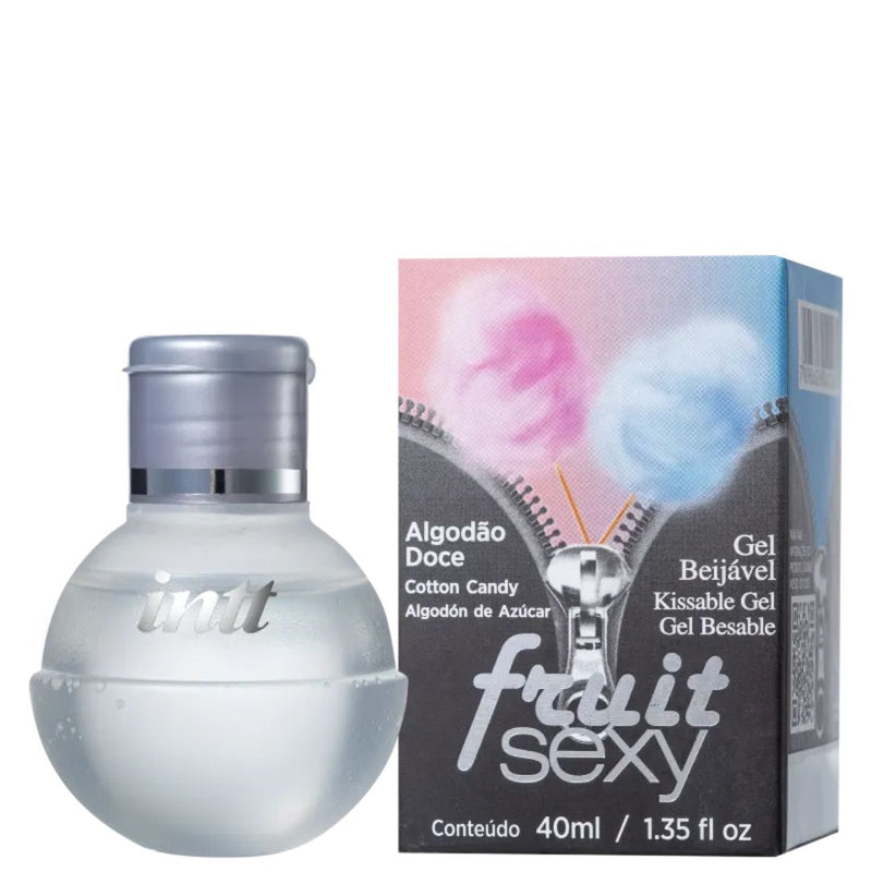 Gel Corporal Beijável E Comestível Fruit Sexy Algodão Doce Lubrificante Oral