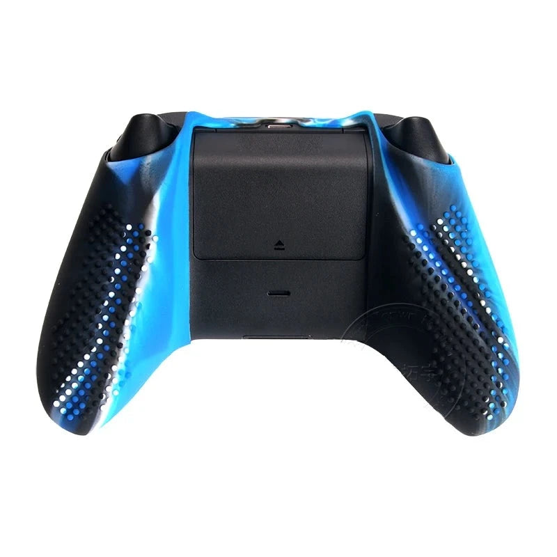 Game Conjunto de Capa de Silicone Camuflada com Tampas de Polegar para Controle XBOX Series XS Acessórios Jogos Criança - Megalonania