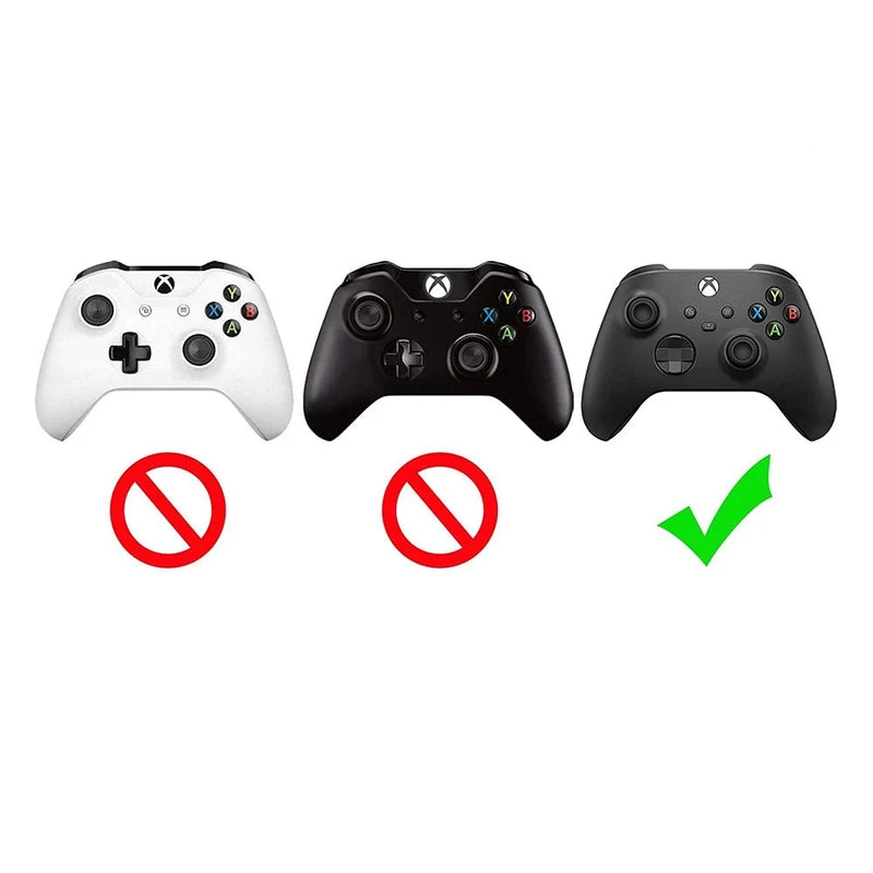 Game Conjunto de Capa Protetora de Silicone para Controle Xbox Series S/X com 2 Polegares Acessórios Jogos Cores Resistente Aderente Macio Criança - Megalonania