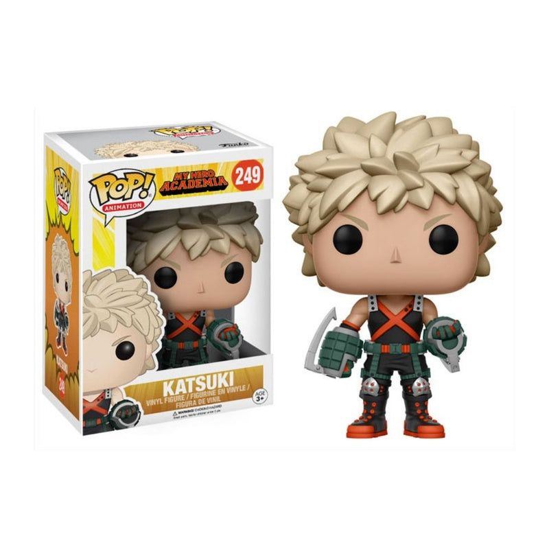 Boneco Funko Pop MY HERO ACADEMIA KATSUKI 249 Bakugo Brinquedo My Hero Academi BNHA Kacchan Presente Criança Colecionável Boku no Hero