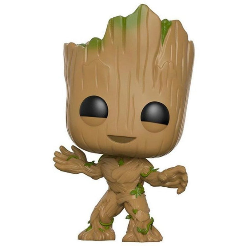 Boneco Funko Pop GUARDIANS GALAXY 2 GROOT 202 Marvel Boneco Colecionável Presente Criança Baby Groot Coleção Guardiões da Galáxia Marvel Studios