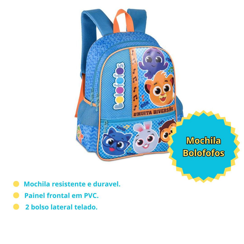 Mochila de Costas Mala Bolsa Masculino Infantil Clio