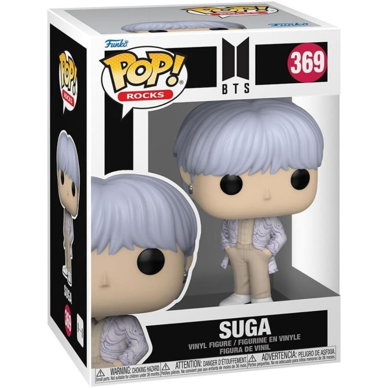 Boneco Funko Pop BTS S4 SUGA 369 Kpop Brinquedo Colecionável Idol Presente Bangtan Boys Suga Coleção