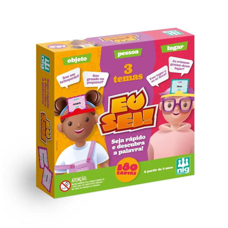 Jogo Eu Sei! Infantil Brinquedo Jogos Tabuleiro Divertido Nig