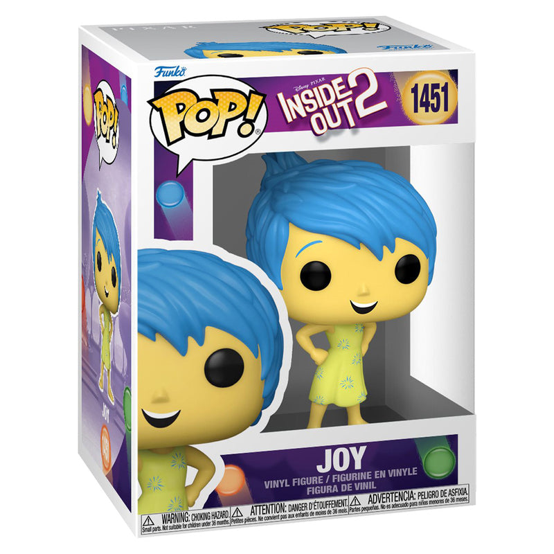 Boneco Funko POP Joy Divertidamente Disney Inside Out 2 Brinquedo Presente Coleção Colecionável criança 1451 - Megalonania