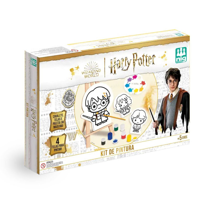 Jogo Harry Poter Kit de Pintura Infantil Madeira Nig