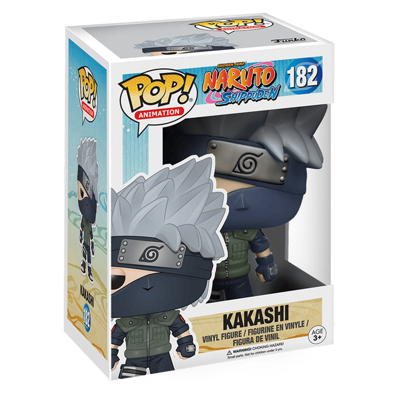 Boneco Pop Funko Kakashi Hatake 182 Anime Naruto Shippuden Original Brinquedo Colecionável Presente Coleção Criança