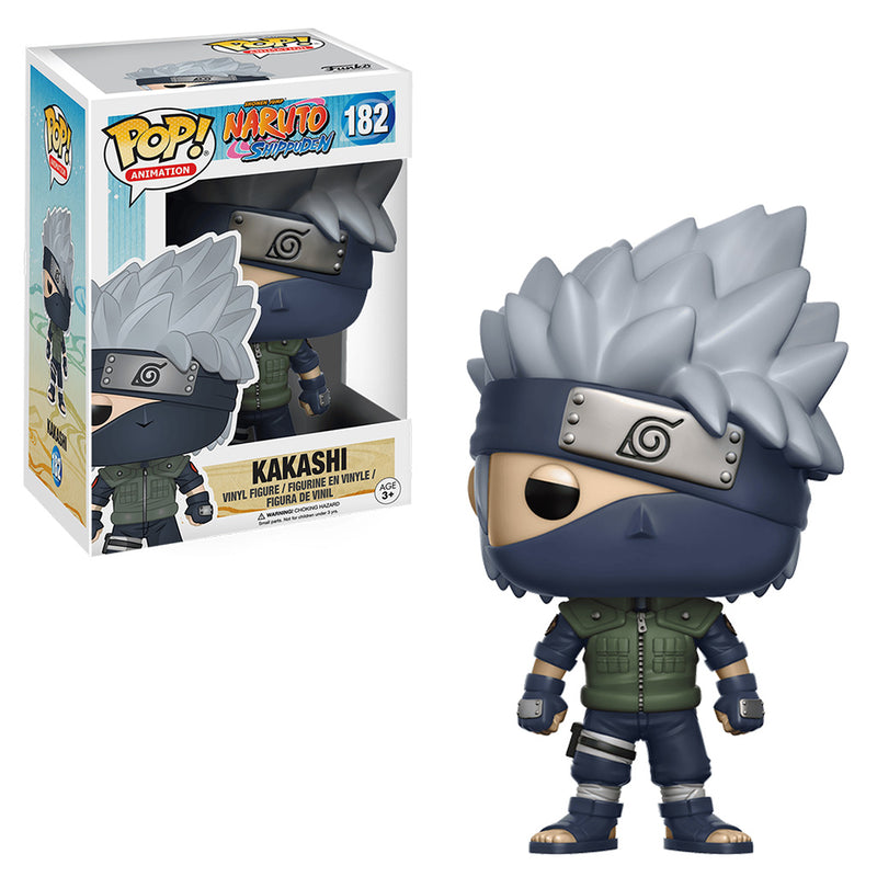 Boneco Pop Funko Kakashi Hatake 182 Anime Naruto Shippuden Original Brinquedo Colecionável Presente Coleção Criança