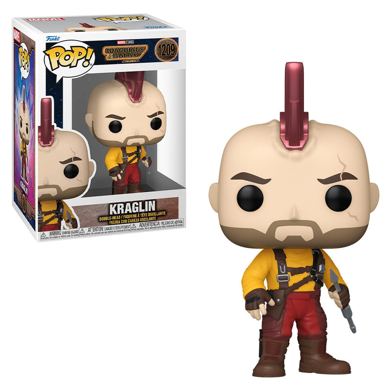 Boneco Funko POP Kraglin 1209 Marvel Disney Move Guardians Of The Galaxy Vol 3 Brinquedo Colecionável Presente Coleção Criança