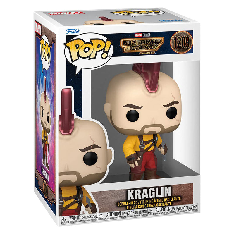 Boneco Funko POP Kraglin 1209 Marvel Disney Move Guardians Of The Galaxy Vol 3 Brinquedo Colecionável Presente Coleção Criança