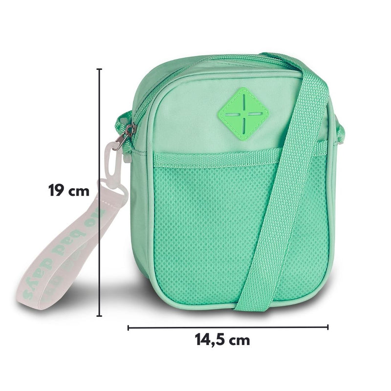 Bolsa Mala Transversal Azul Celeste Rosa Lilás Verde Claro Juvenil Clio