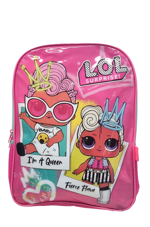 Mochila de Costas Infantil Rosa Escolar Feminina Lol Surprise - Luxcel