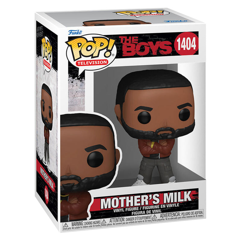 Boneco Funko POP Mother´s Milk 1404 Série Quadrinos Super Heróis The Boys TV Leitinho Brinquedo Colecionável Presente Coleção Criança