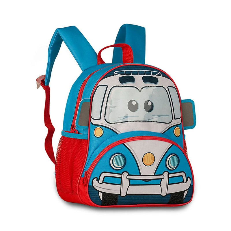 Mochila de Costas Mala Bolsa Azul Vermelho Infantil Masculino Escolar Clio