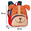 Mochila de Costas Bolsa Mala Infantil Menino Bebê Cachorrinho Dog Pets Clio