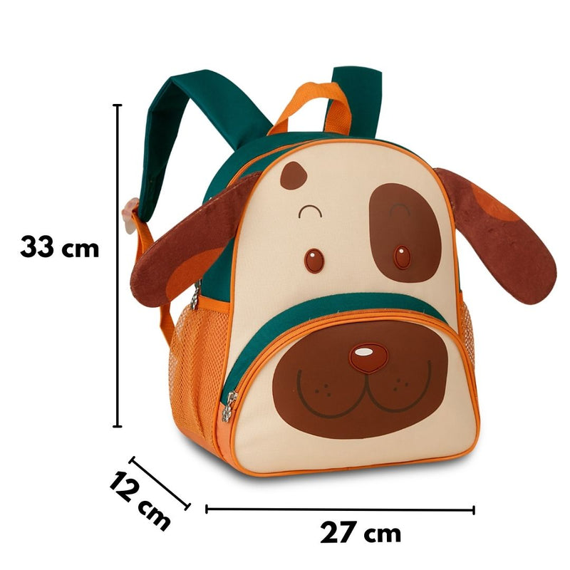 Mochila de Costas Bolsa Mala Infantil Menino Bebê Cachorrinho Dog Pets Clio