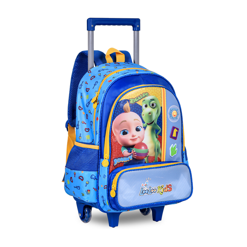 Mochila de Rodinhas para Crianças Infantil Oficial LooLoo Kids Passeio Escolar 16'' - Clio