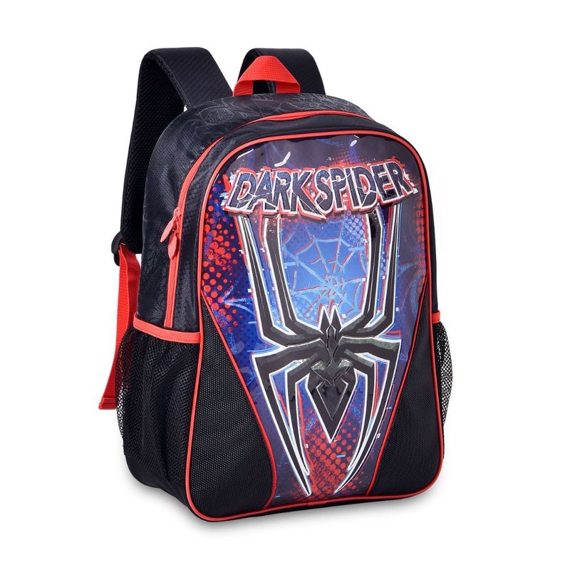 Mochila de Costas Mala Bolsa Dark Spider Homem Aranha Infantil Masculino Escolar Clio