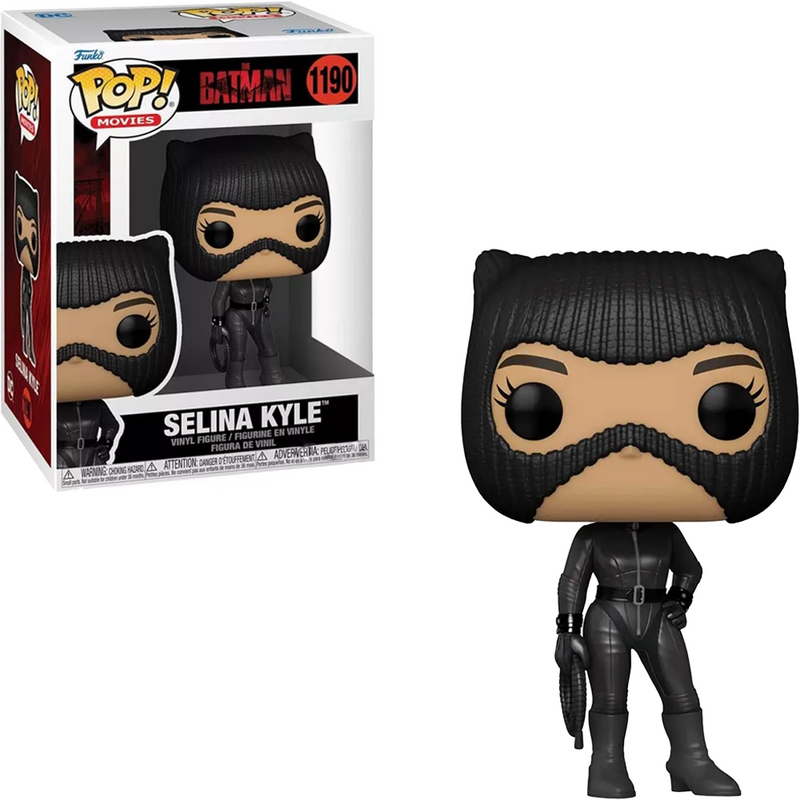 Boneco Funko POP Heróis Batman Mulher Gato Selina Kyle 1190 DC Comics  Brinquedo Colecionável Coleção Criança