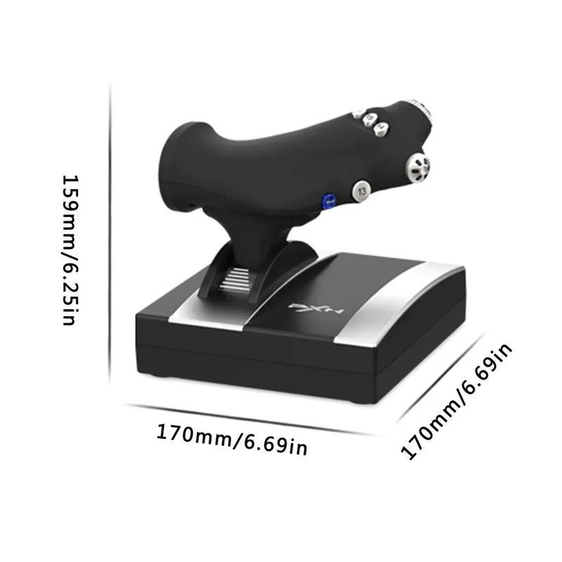 Manche PXN-2119II PRO Flight Simulator 2021 Gamepad Controlador de Vibração e Joystick para PC e PS4 Acessório Game Presente Adulto Criança