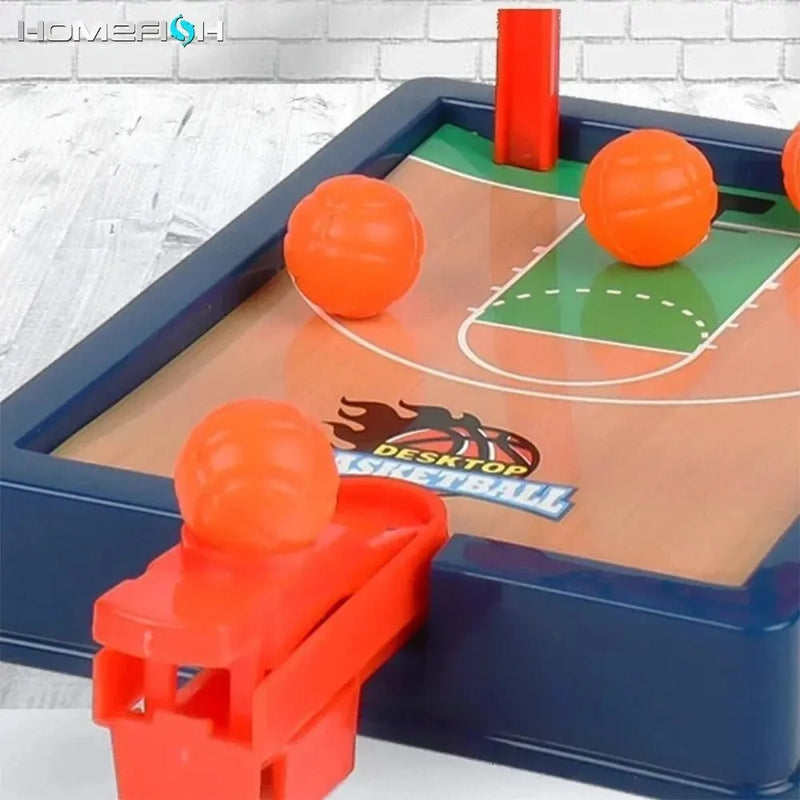 Brinquedo Mini Desktop Basketball Game Set Diversão Compacta para Qualquer Lugar Jogo de Basquete Presente Criança