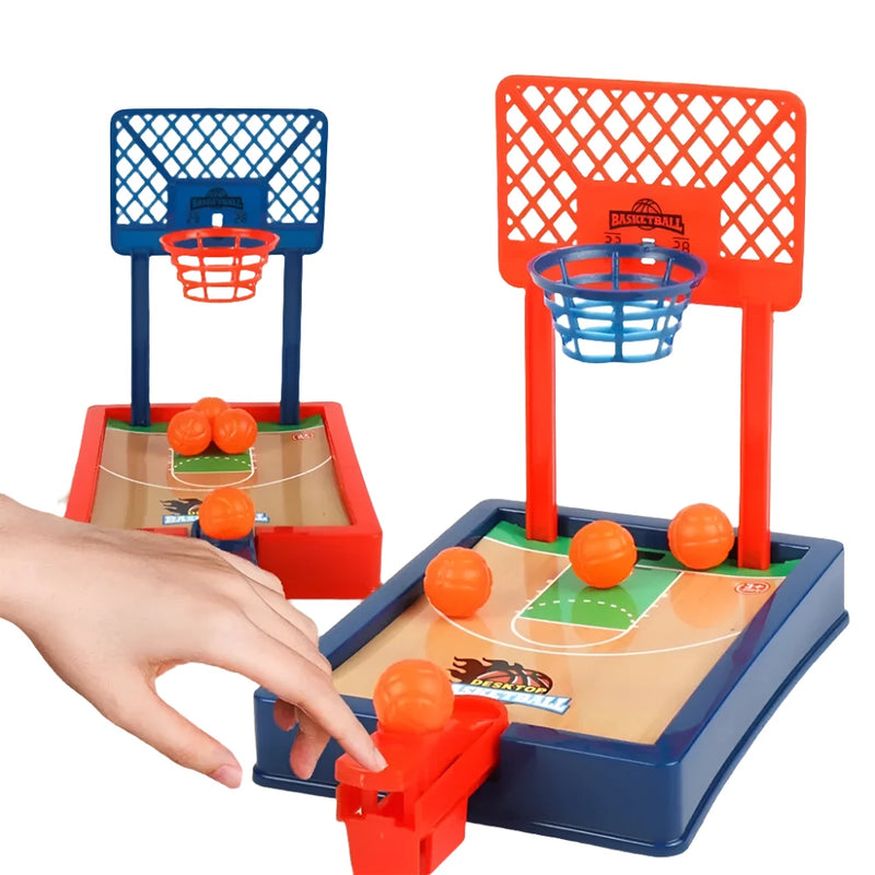 Brinquedo Mini Desktop Basketball Game Set Diversão Compacta para Qualquer Lugar Jogo de Basquete Presente Criança