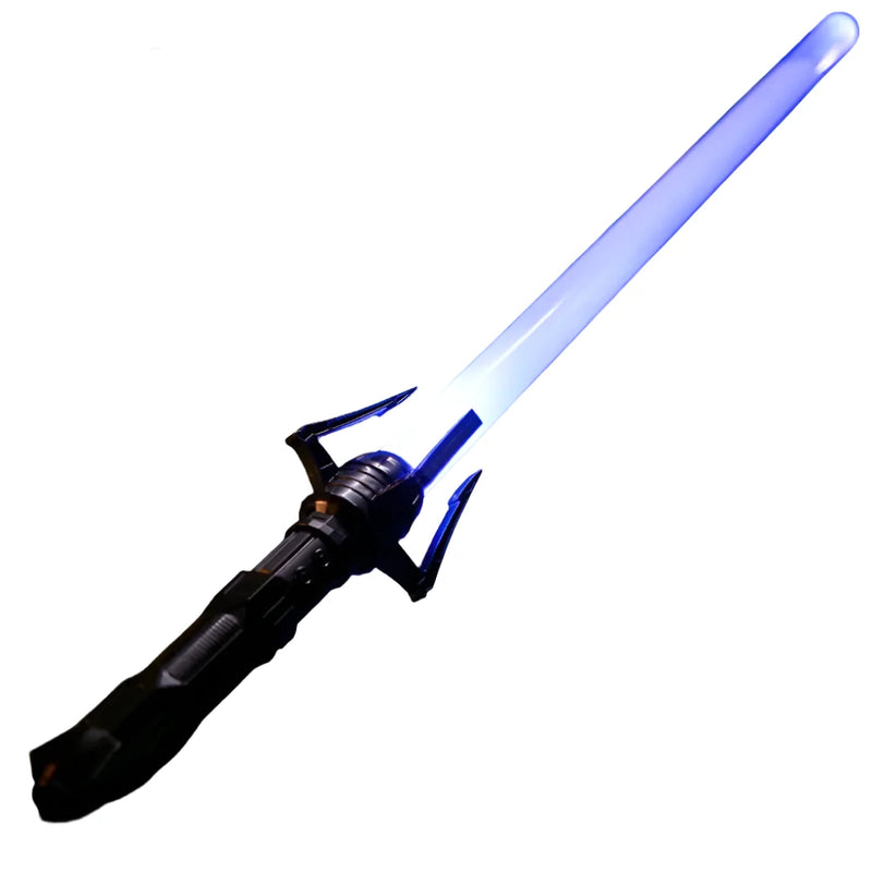 Brinquedo Sabre de Luz Duplo Retrátil para Crianças Espada Sabre Jedi Cosplay 2 em 1 Brinquedo Criança