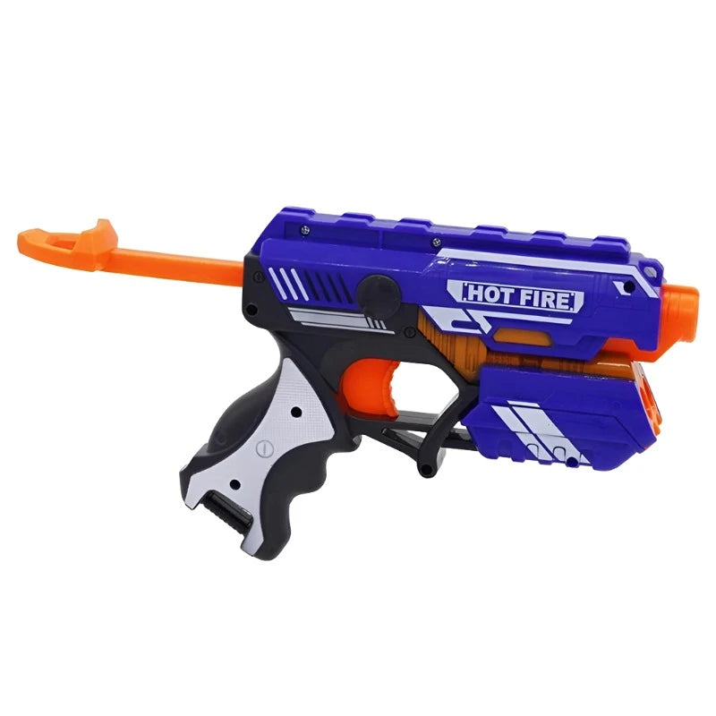 Brinquedo Kit de Pistola de Brinquedo com Munição de Borracha Macia para Crianças Compatível com Nerf - Megalonania