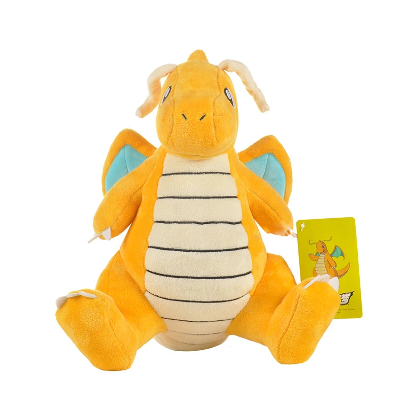 Brinquedo de Pelúcia Dragonite Pokémon Boneco Criança 25cm - Megalonania