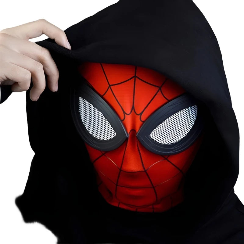 Máscara do Homem-Aranha Super Heróis Peter Parker Máscara Cosplay para Fantasia do Spider Man Capacete para Fantasias de Halloween e Acessórios para Adultos