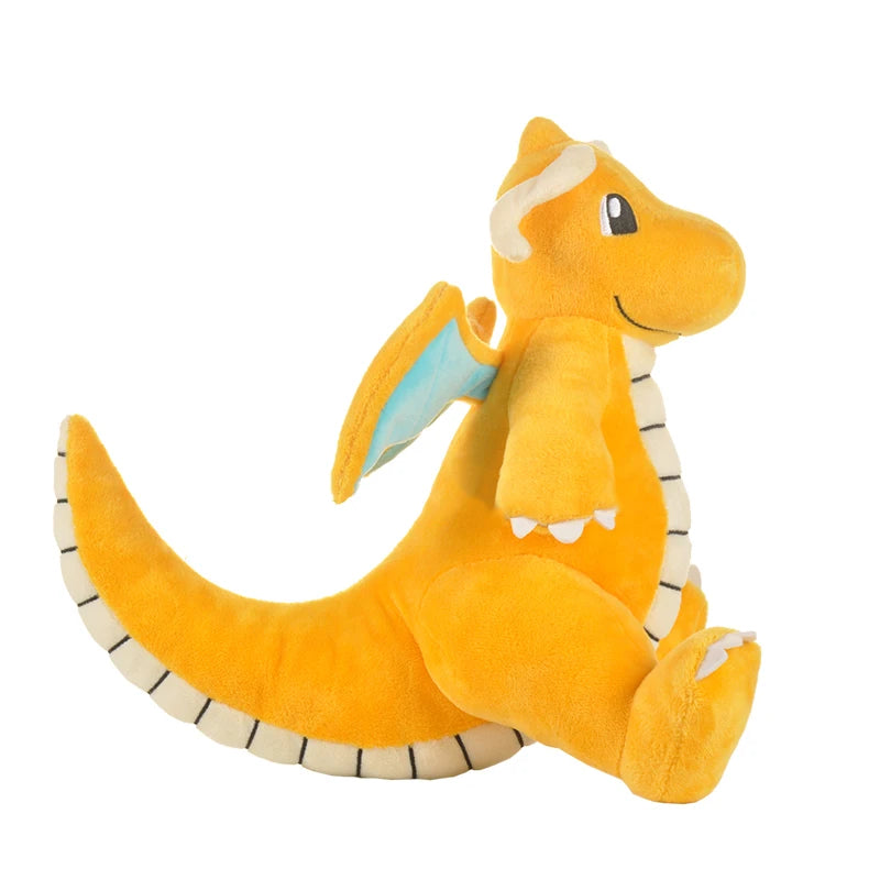 Brinquedo de Pelúcia Dragonite Pokémon Boneco Criança 25cm - Megalonania