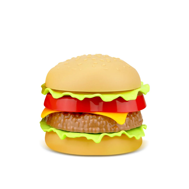 Brinquedo de Montagem Simulated Food Seven Layer Burger Disassembly Hamburger Sete Camadas Comida Presente Criança - Megalonania