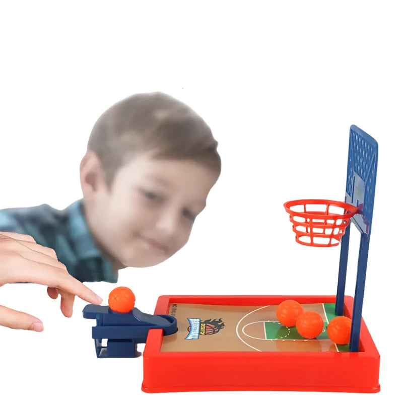 Brinquedo Mini Desktop Basketball Game Set Diversão Compacta para Qualquer Lugar Jogo de Basquete Presente Criança